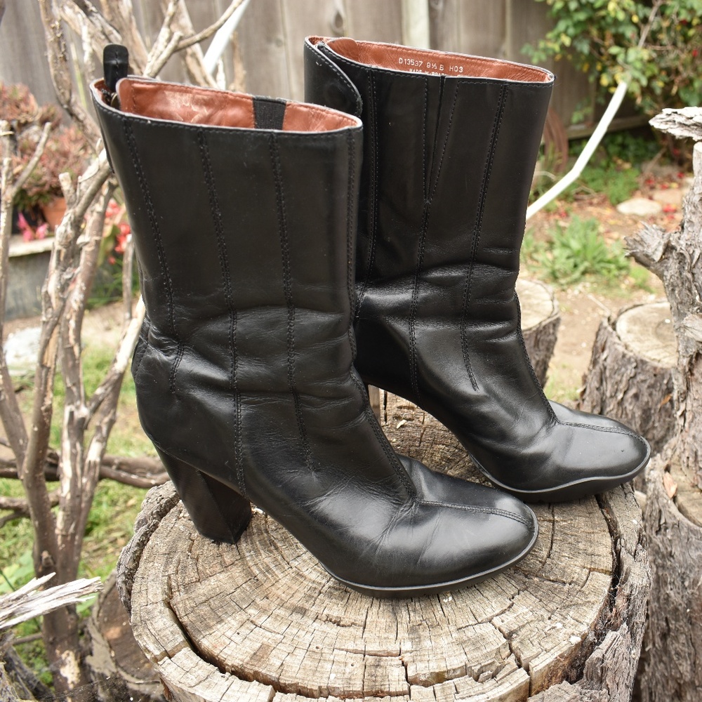 NIKE COLE HAAN G SERIES LEATHER BOOTS SZ 9.5 BUT fit like a 9!!!